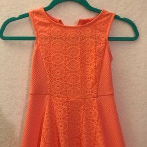 Bright peace dress.